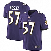 Nike Baltimore Ravens #57 C.J. Mosley Purple Team Color NFL Vapor Untouchable Limited Jersey,baseball caps,new era cap wholesale,wholesale hats